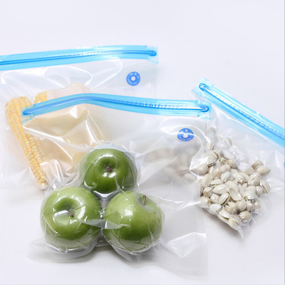 Borsa di sigillatura riutilizzabile a chiusura lampo dell'alimento delle borse di vuoto di Sous Vide di freschezza