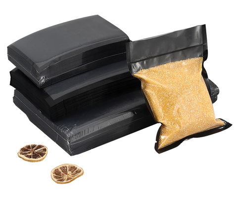 La chiusura sottovuoto resistente di QS Clear Black insacca 5mil pretagliato riciclabile