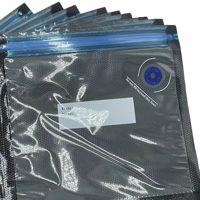 La chiusura lampo blu di vuoto dell'alimento della cucina dello SGS insacca le borse di Sous Vide per i fornelli