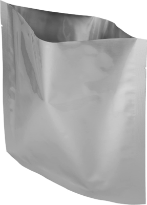 Sacchetti piatti in Mylar argento Borsa per imballaggio in alluminio senza BPA