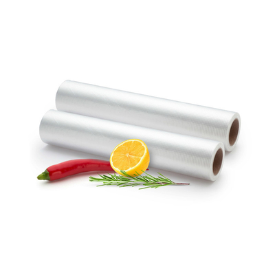 sacchetti sottovuoto per alimenti risparmiatori Rotoli di sacchetti sottovuoto sigillati in rilievo su tre lati