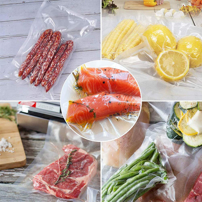 Imballaggio alimentare di plastica di vuoto di nylon trasparente della saldatura a caldo del commestibile per le borse della carne di pesce