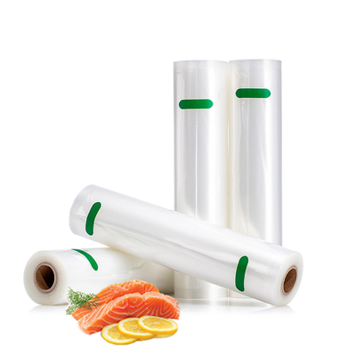 L'alimento Rolls di vuoto ha strutturato le borse di vuoto per la cassaforte di imballaggio per alimenti per il frigorifero del congelatore