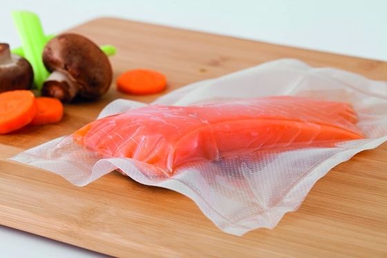 Rotolo impresso di plastica riutilizzabile della borsa di stoccaggio dell'alimento della saldatura a caldo di Sous Vide Rolls