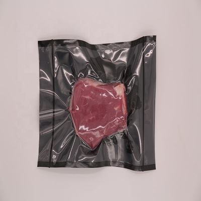 Sacchetto di plastica BPA Foodsaver libero di Front Black Vacuum Seal Bags della radura dei frutti di mare
