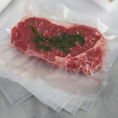 Lo stoccaggio di plastica pretagliato di vuoto dell'alimento insacca l'OEM grandi 7cm*10cm 30cm*40cm