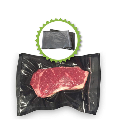 La conservazione in congelatore nera del sigillatore di vuoto della carne insacca le grande per la cottura di Sous Vide