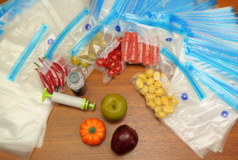 Sacchetti per sottovuoto in plastica QS Sacchetti con cerniera senza BPA