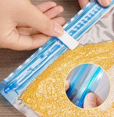 Sacchetti sottovuoto richiudibili per sottovuoto con cerniera per sottovuoto