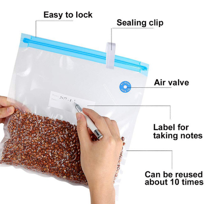 Sacchetti sottovuoto per alimenti Sous Vide da molto tempo con valvola dell'aria