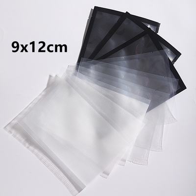 La chiusura sottovuoto resistente di QS Clear Black insacca 5mil pretagliato riciclabile