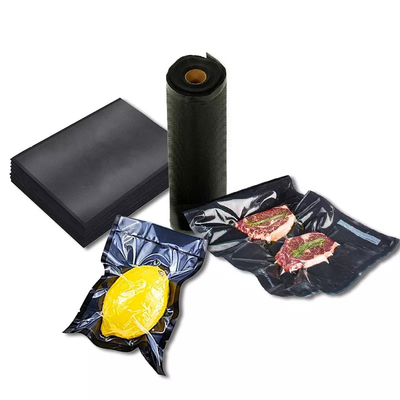 Il sigillatore nero di conservazione in congelatore del polipropilene insacca la borsa di plastica del sigillatore di vuoto di QS