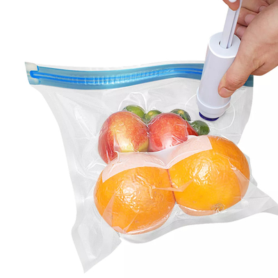 Sacchetti Sous Vide riutilizzabili per alimenti PE PA Sacchetti con cerniera per sigillatura sottovuoto CE Senza BPA