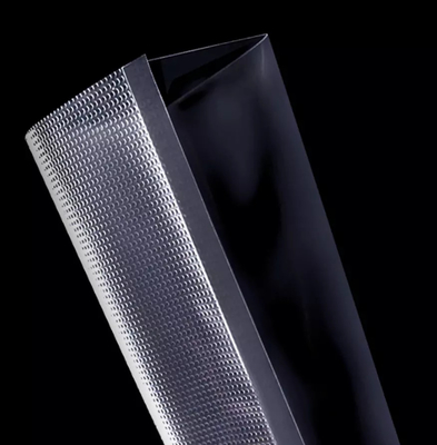 Il sacchetto di nylon del nero della barriera del grado commerciale di vuoto ha impresso la chiusura lampo di plastica
