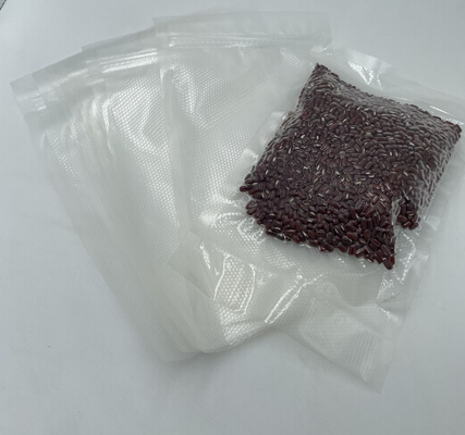 La chiusura lampo ha impresso l'alimento di plastica della saldatura a caldo insacca il vuoto bidirezionale del modello