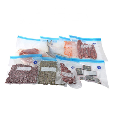 Sacchetto sottovuoto per alimenti con cerniera goffrata OEM Sous Vide Sacchetti sottovuoto ecologici