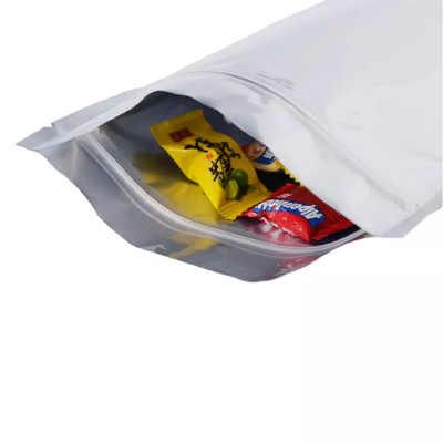 Borse in Mylar con logo personalizzato Stand Up Zip Lock Borse in alluminio Imballaggio per alimenti Prova dell'odore