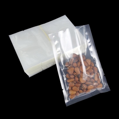 Lucido FDA LDPE Chamber Smooth Vacuum Sealer Bags Costruzione a tripla tenuta