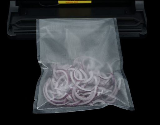 Buste sottovuoto per alimenti sigillate a caldo CE senza BPA 3 MIL tre lati 25 cm * 30 cm
