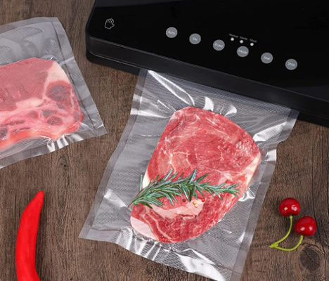Rotoli sottovuoto Sigillatura a caldo Sacchetti sottovuoto goffrati Senza BPA