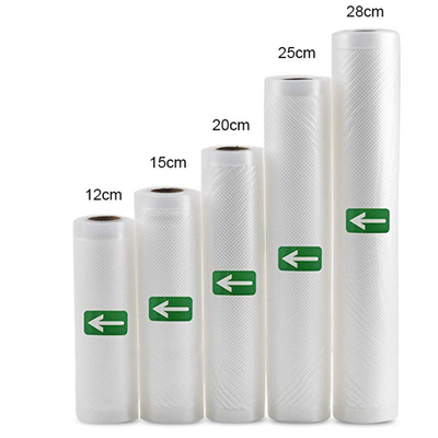 La conservazione degli alimenti completa di Mesh External Vacuum Packaging Rolls ha impresso il rotolo del sigillatore