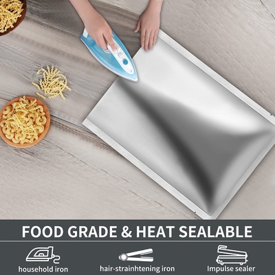 Sacchetti richiudibili in Mylar per sacchetto di alluminio metallizzato campione gratuito per la conservazione degli alimenti