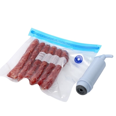 Sacchetti per sottovuoto in plastica QS Sacchetti con cerniera senza BPA
