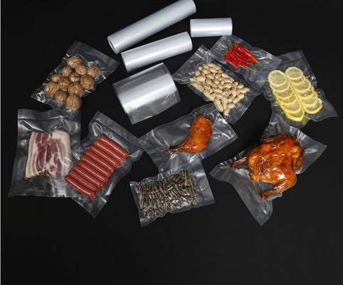 Rotoli sottovuoto goffrati per la conservazione degli alimenti Buste sottovuoto in nylon per cottura sottovuoto