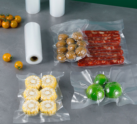 Rotoli salvavuoto testurizzati con pellicola estensibile Sacchetti di plastica per alimenti