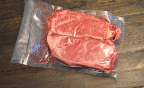 Buste sottovuoto per alimenti sottovuoto in PE goffrato per carne