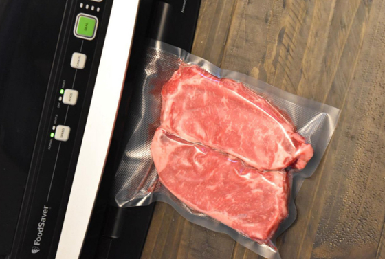 Buste sottovuoto per alimenti sottovuoto in PE goffrato per carne