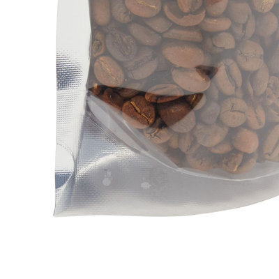 Foglio di alluminio richiudibile Stand Up Pouch Borse Conservazione degli alimenti a prova di odore con finestra
