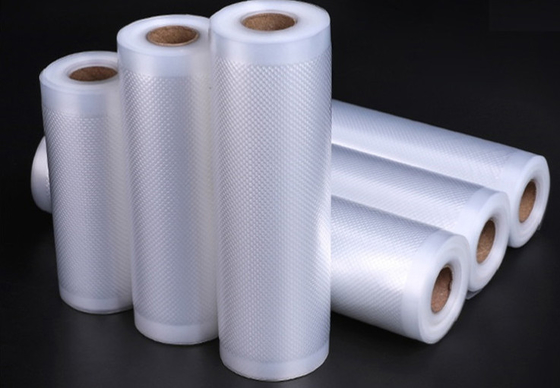 Rotoli per sottovuoto in rilievo da 3 mil Buste sottovuoto in nylon per uso alimentare