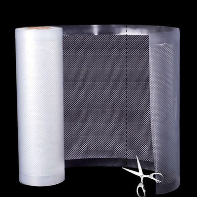Sacchetti di nylon impressi di plastica di vuoto di stoccaggio dell'alimento di Rolls della borsa della chiusura sottovuoto del CE poli
