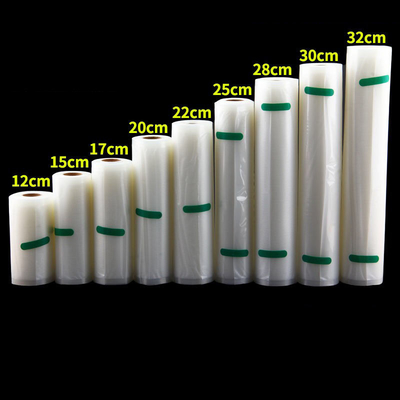 Sacchetti di nylon impressi di plastica di vuoto di stoccaggio dell'alimento di Rolls della borsa della chiusura sottovuoto del CE poli